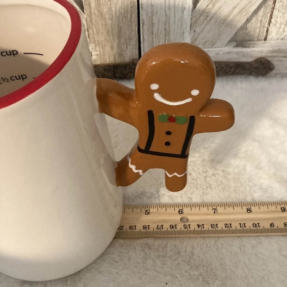 Ceramic Gingerbread Measuring Pitcher